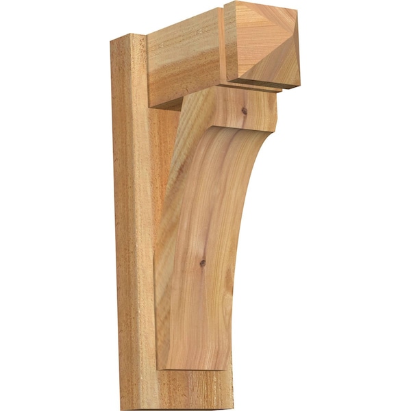 Ekena Millwork Legacy Arts & Crafts Rough Sawn Outlooker, Western Red Cedar, 6"W x 12"D x 20"H OUT06X12X20LEC03RWR - main